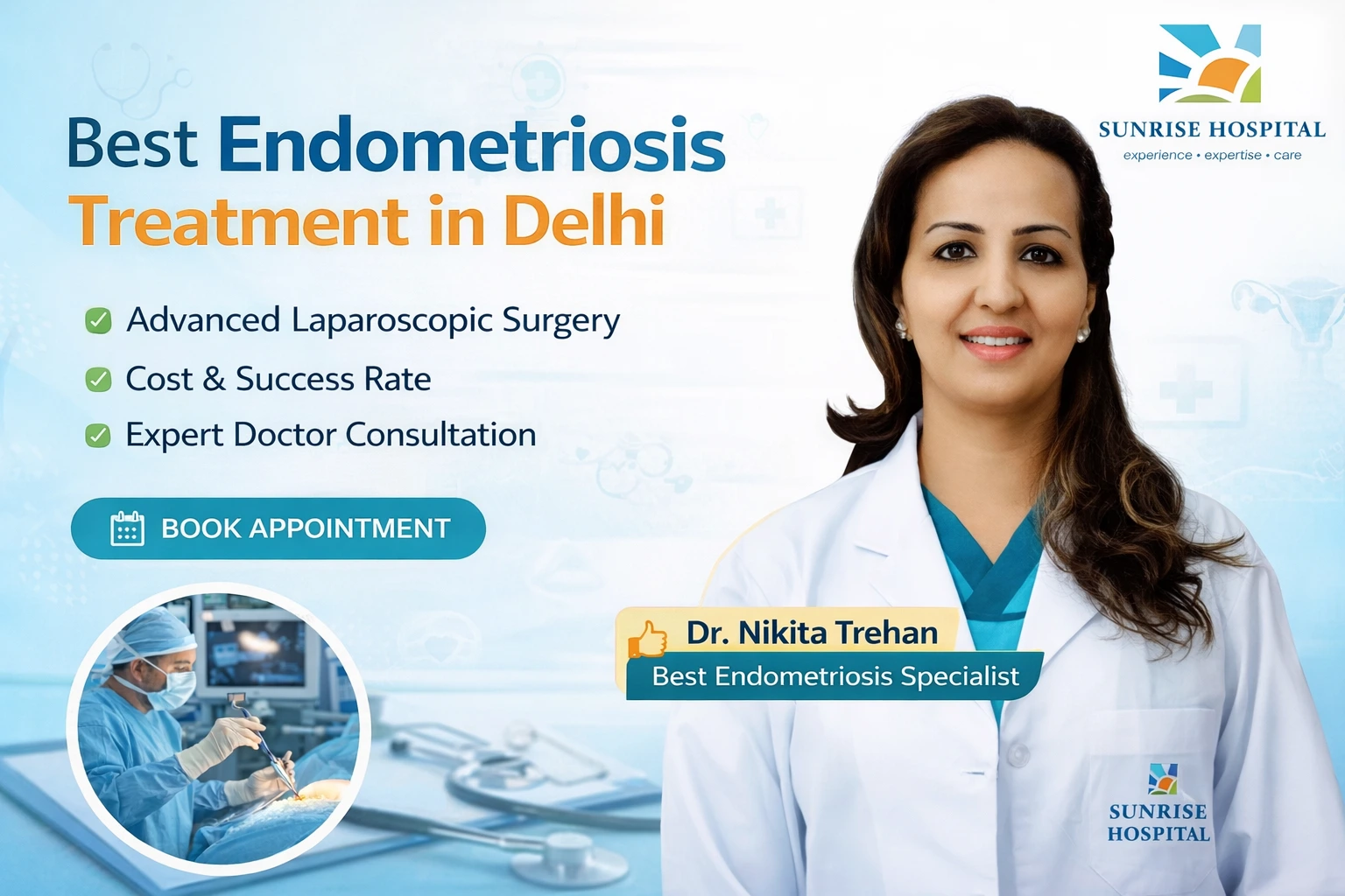 Best Endometriosis Treatment in Delhi