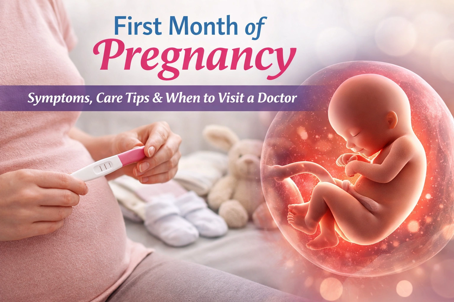 First Month of Pregnancy Symptoms and Care