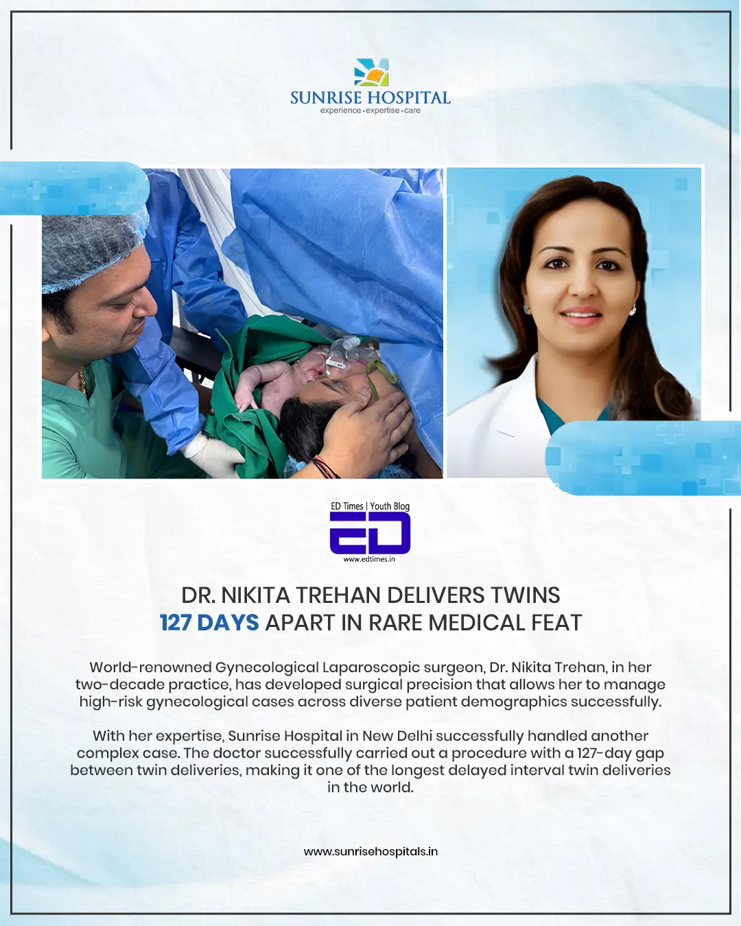 Nikita Trehan Delays Twin Delivery