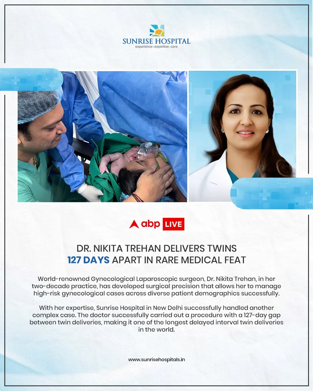 Nikita Trehan Delays Twin Delivery